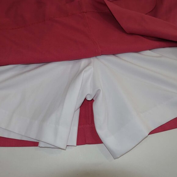 Izod Women's G-Flex Skort Size 14 NWT Pink UPF 40 Inner Shorts Golf Skirt - Picture 6 of 6